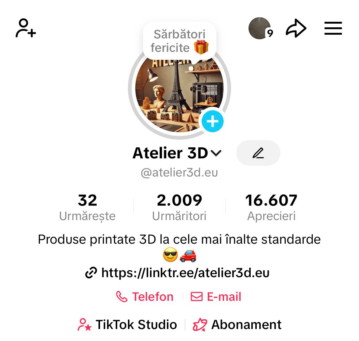 Am depasit pragul de 2000 urmaritori pe TikTok