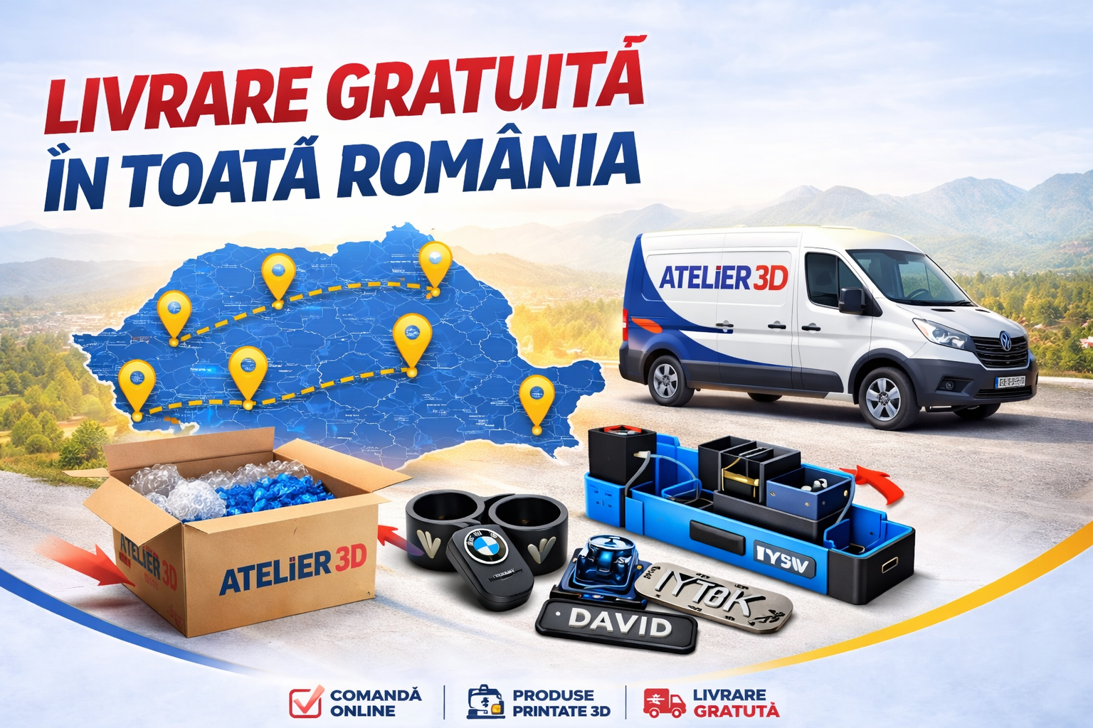 Livrare gratuită în toată România