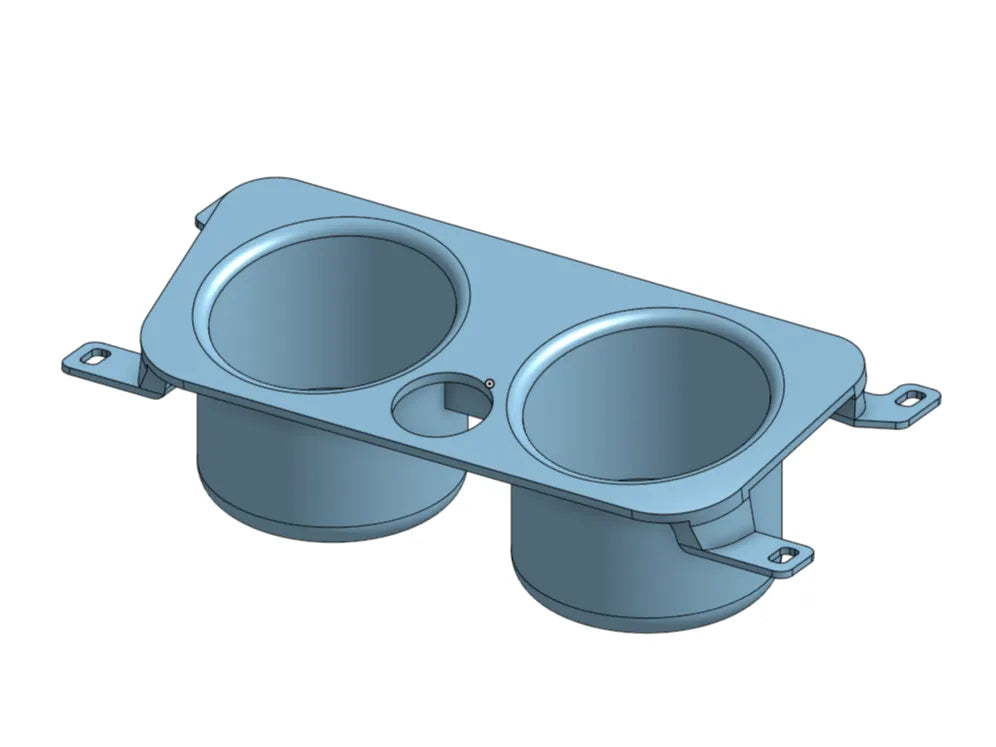 Suport dublu paharecu bricheta BMW Seria 3 E90 / E91 – Printat 3D, montaj rapid