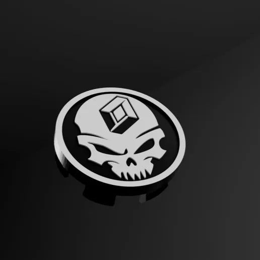 Capace jante Renault 54 mm Skull Edition