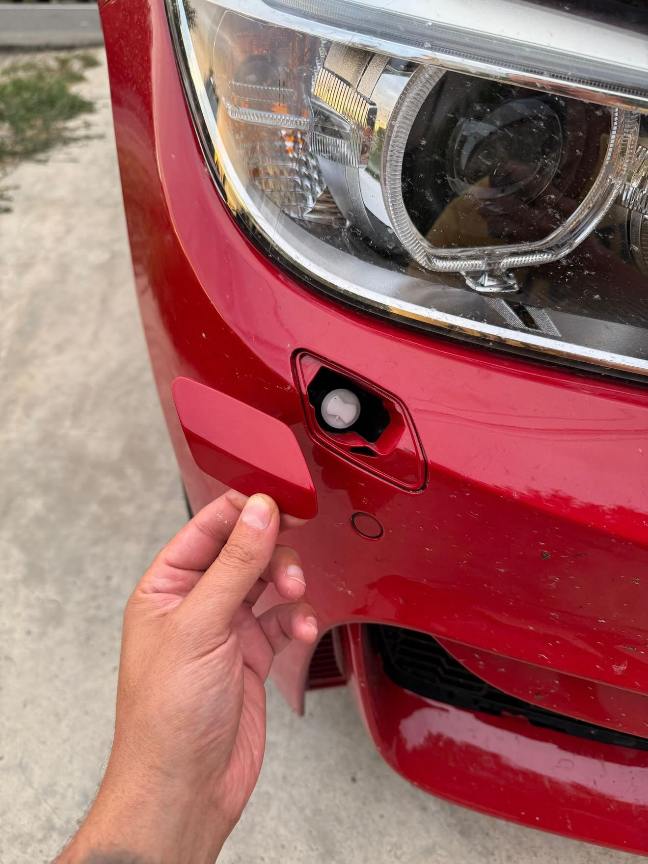 Set capace spălător de departe, BMW F30, bară EVO M