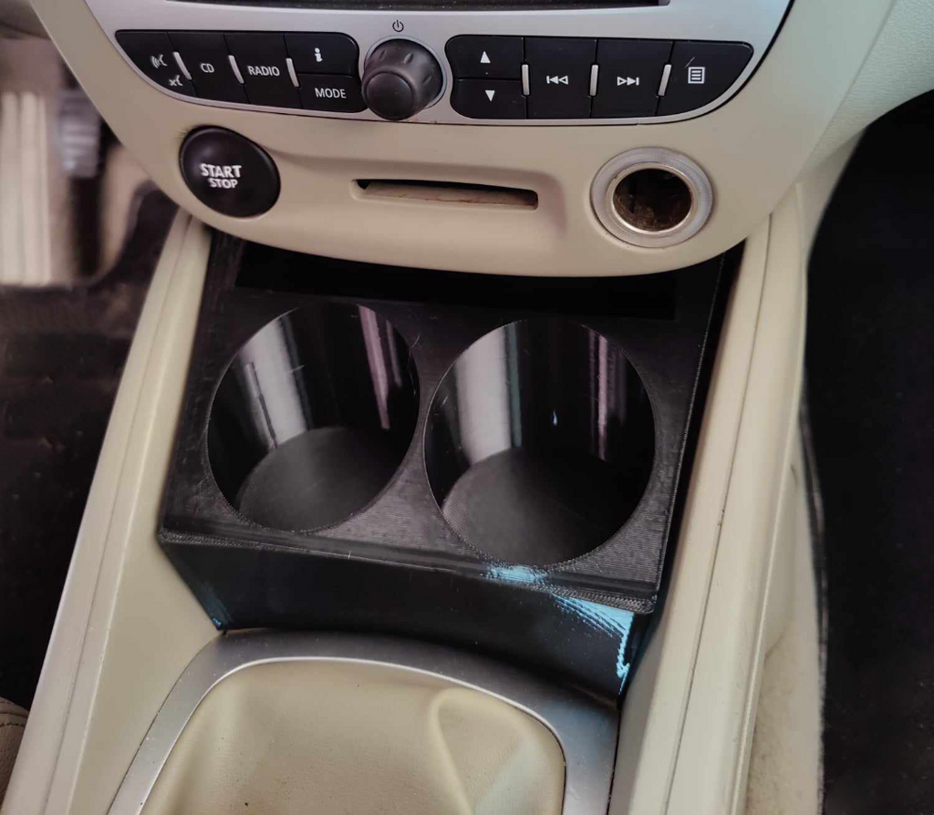 Suport dublu pahare Renault Megane 3 - Printat 3D